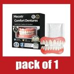 Premium Denture Set,Dentures Full Mouth Kit,Natural-Looking Comfort Fit False Te