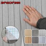 3-15M 3mm Thick Self Adhesive Wood Grain Panel Wallpaper Wood Slat Wall Sticker