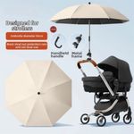 Pram Umbrella Uv Rays Protection Parasol Sunshade for Stroller Adjustable