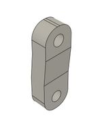 2x custom made 7075 aluminium brackets