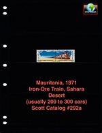 $7.50 Scott Value  - 1971 MAURITANIA Trains Iron Transport scarcer CV MNH NH UMM