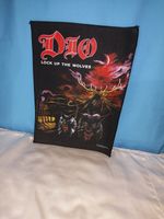 DIO: Lock Up The Wolves: Large Back Patch: Original Vintage Tronseal. Niji. 1990