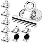 10pcs Strong Anti-Scratch Magnetic Clip, Multi-Functional Bulldog Clip