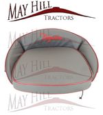 Grey Seat Cushion Embroidered for Ferguson Tractor suits Flat Bottom Seat Pan