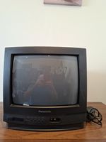 Panasonic TC-14S3R 14-inch CRT TV Retro Gaming Television, Black, NO REMOTE
