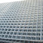 4 Pack 6x3FT Welded Wire Mesh Panels Galvanised Steel Grid Fence Sheet Metal