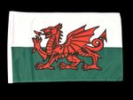 PACK OF 4 WALES Welsh Dragon FLAGS 18" X 12" FLAG 45cm x 30cm