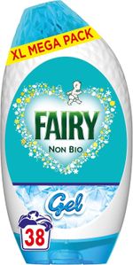 Fairy Non Bio Laundry Detergent Gel, 38 Washes 1.254 L, Voted Number 1 For Sensi