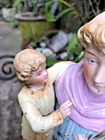 Antique St Anthony of Padua statue figure 14" figurine porcelain German bisque