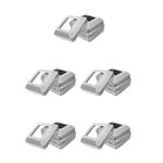 Decorative Steel Post Skirts Silver Fence Post Covers Metal Column Wraps