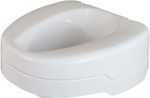 Helping hand Raised Toilet Seat 4 - 6" with Lid, Fits All Toilets Toilet Booster