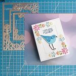 Metal Cutting Dies Flower Frame Scrapbooking Embossing Paper Card Stencils Mold