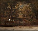 Gloomy Woodland Dark Aesthetic Wallpaper Mural Removeable Washable Peel & Stick