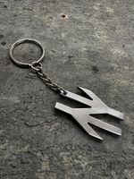 Small British Rail BR Double Arrows Keyring Keychain Gift Railway