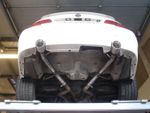 BMW 335d E90/E91/E92/E93 Rear silencer delete pipes - 4" tail pipe