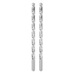 2pcs Twist Drill Bit 12mm Dia 300mm (11.81") Extra Long High-Speed Steel Bits