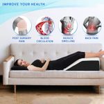Leg Elevation Pillow Leg Rest Wedge Pillow Memory Foam Post Surgery Bed Rest