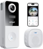 ieGeek Video Doorbell Camera Wireless, Head-to-Toe 180° Ultra View,2K 3MP HD
