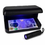 UV Money Detector & Torch Bundle Portable USB-C Rechargeable Fake Note Checker