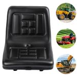 Universal Lawn Tractor Seat Replacement Compact High Back Mower Dumper Seat UK