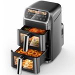 10L Air Fryer 8 Modes Digital Oven Oil Free Low Fat Large Double Baskets SALE