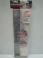 TREND ROUTER 57MM A TO Z  LETTER TEMPLATES SET TEMP/LUC/57 