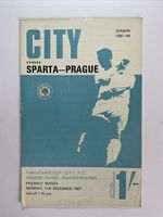 Manchester City v Sparta Prague;  Friendly,  11th December 1967