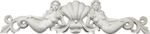 Design Toscano Mermaid Overdoor Wall Decor Pediment Sculpture 39"x9"x2.5" app.
