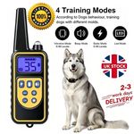 800M Electric Pet Dog Training E-Collar Anti-Bark Obedience Remote Control LCD