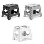 Step Stool 11" 150kg Weight Capacity Folding Multi Use Foldable Anti Slip Stool 