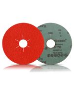 Pack of 25 Ceramic 4-1/2" Sanding Fibre Discs 115mm Grinding 36 60 80 & 120 GRIT