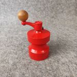 Vintage Robert Welch Red Cast Iron Salt Grinder Mill Mason & Cole