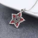 Stranger Things Pendant Necklace Demogorgon Charm Valentine's Accessories Gift