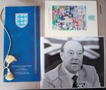 ORIGINAL SIGNED PHOTO BERT MILLICHIP FA Chairman With COA & extras
