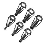 6Pcs 2/3/4/5/5.5/6mm Fishing Rod Tip Repair Kit Stainless Steel Ring Guide