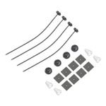 Tegiwa Universal Radiator Fan Fitting Kit Low Profile Fixing Clips Ties Support