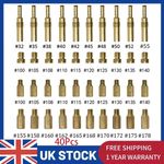 40Pcs For PWK Keihin OKO Carbs Carburetor Main Jets with Slow Pilot Jets Set UK