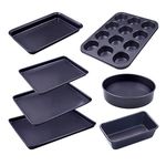 Stoven 7 Piece Bakeware Set - Non-Stick Steel Quantum Coating