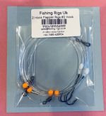 20 X 2 Hook Flapper Rigs Sea Fishing Bulk Pack Size 2 Bait holder Hooks Quality