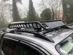 Fits Universal Full Basket Roof Rack Cargo Cage Heavy-Duty Steel Black