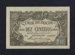 PORTUGAL Portuguese 10 Centavos 1917  P-93 AU-UNC RARE