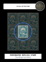 REPLICA of Morocco (Local Post) - 1893 - 50c - Blue - Y&T 50b ERROR OF COLOR