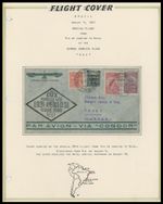 1931, BRAZIL, DORNIER DO-X PIONEER FLIGHT COVER FROM RIO DE JANEIRO TO NATAL