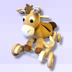 Toy Story BULLSEYE Sit-On Ride-On Plush Rocking Horse Toy Kiddieland