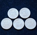1976 USA Eisenhower $1 Coin Dollars Liberty Bell Commemorative Lot of 5