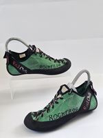 Red Chili Rockfrog Climbing Shoes Green Black UK 4.5 EU 37.5