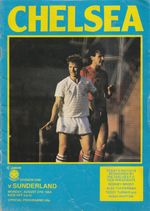 Chelsea v Sunderland 27 Aug 1984 Division One League Football Programme