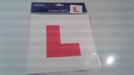 Stephens Self Adhesive Learner Plates Red 2 Pack (M306)