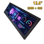 12.6" 2560×666 Stretched Bar IPS TFT‑LCD Screen MIPI Industrial Touch Display
