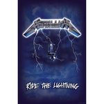 Metallica 'Ride The Lightning' Printed Flag - NEW OFFICIAL textile poster